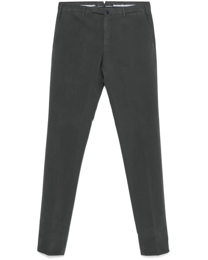 Incotex Chino mit schmalem Bein - Grau Grau