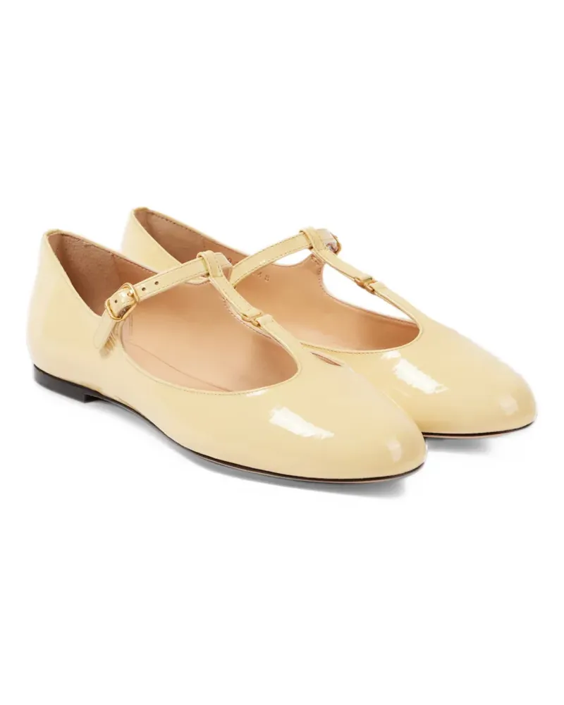 Chloé Sleepy patent-leather ballet flats - Gelb Gelb