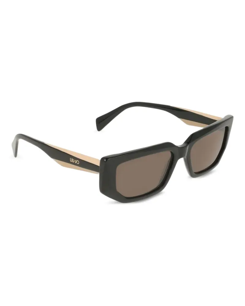 Liu Jo rectangle-frame sunglasses - Schwarz Schwarz