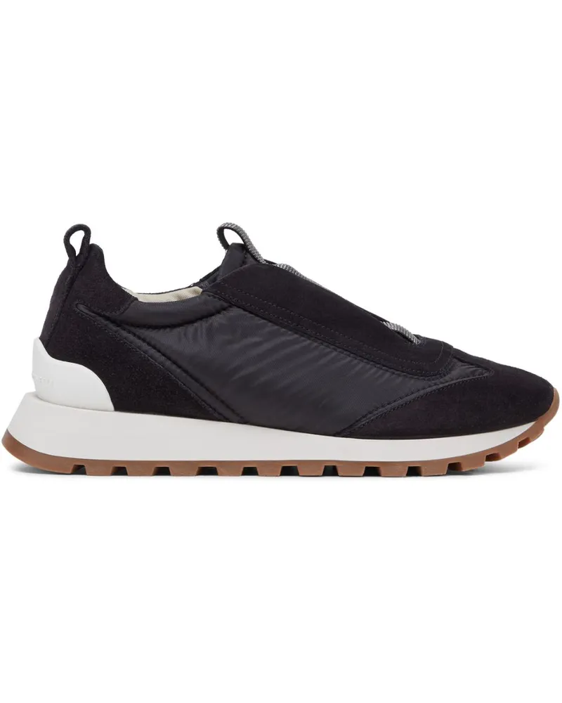 Brunello Cucinelli Verzierte Sneakers - Schwarz Schwarz