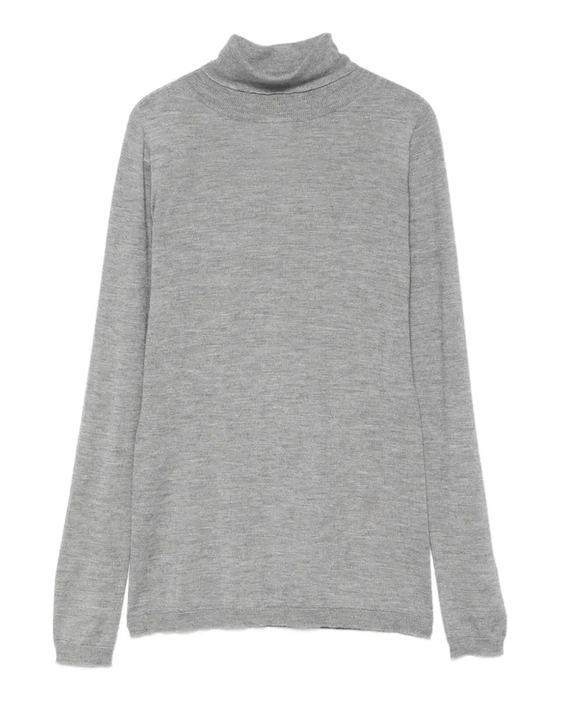 Fabiana Filippi Langärmeliger Rollkragenpullover - Weiß Weiß