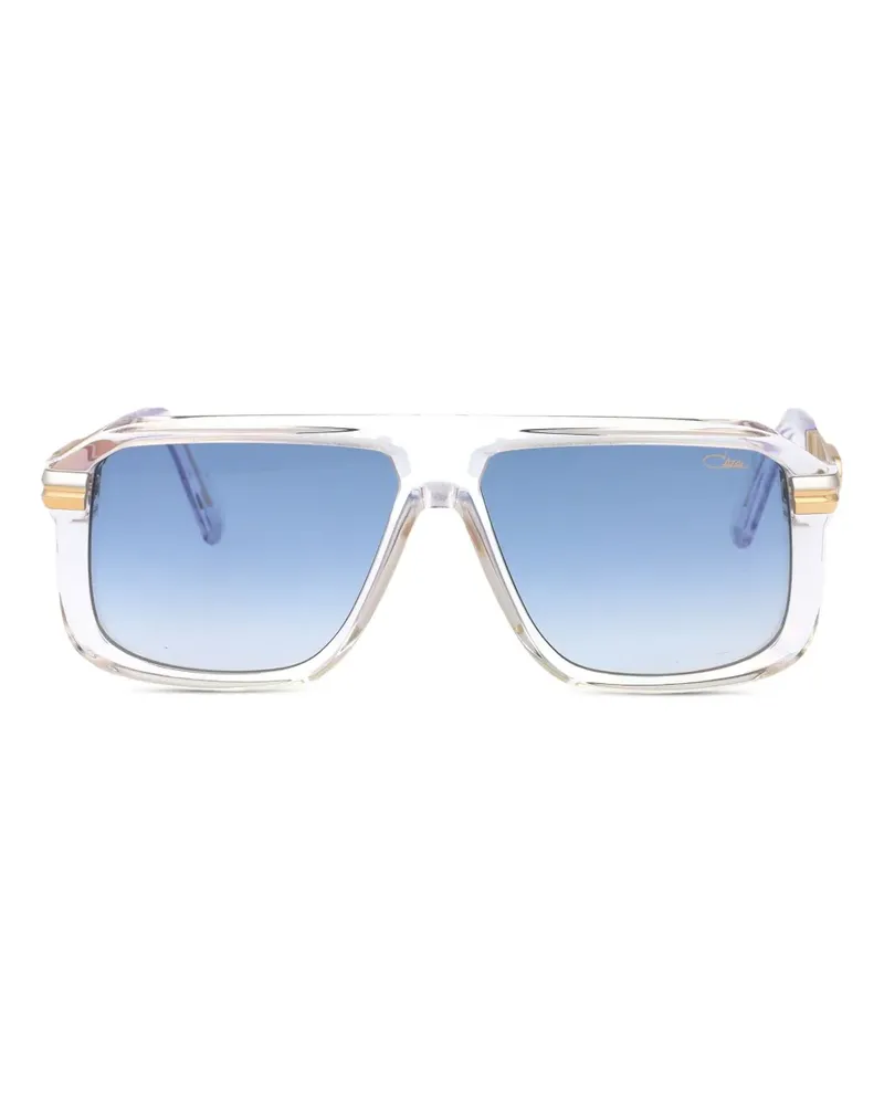 CAZAL Sonnenbrille mit eckigem Gestell - Weiß Weiß
