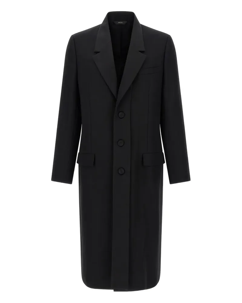 Fendi Mantel im Layering-Look - Schwarz Schwarz