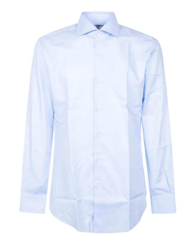 BARBA Klassisches Hemd - Blau Blau