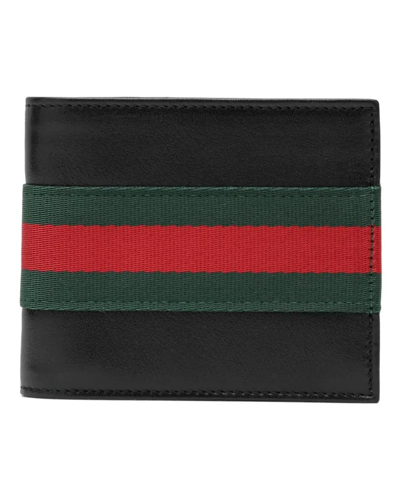 Gucci Web Trademark wallet - Schwarz Schwarz