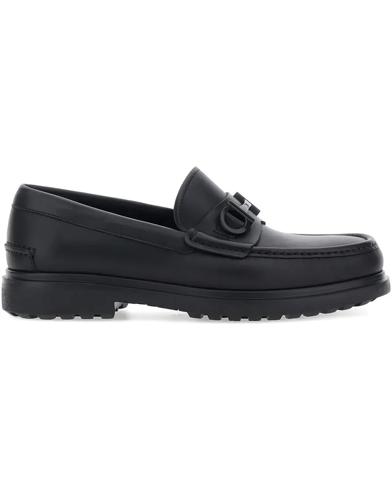 Ferragamo Tobia leather loafers - Schwarz Schwarz