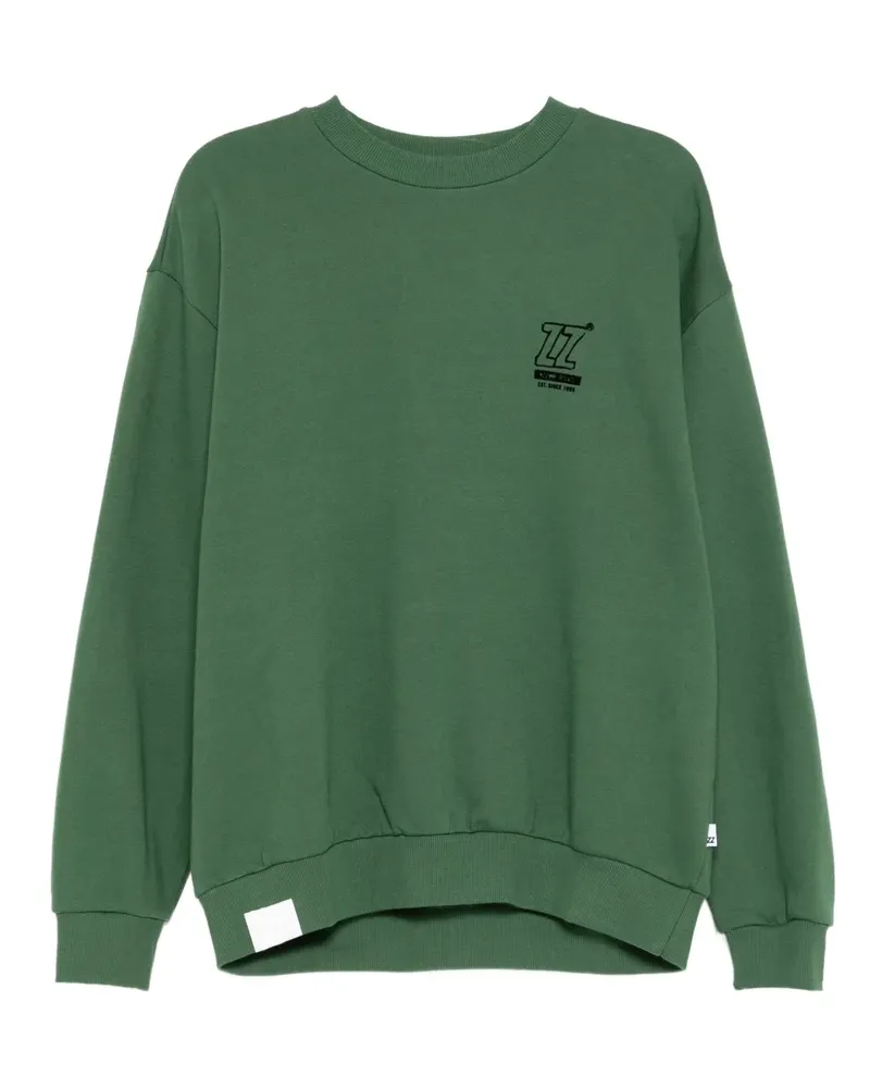 Izzue Sweatshirt mit Logo-Print - Schwarz Schwarz
