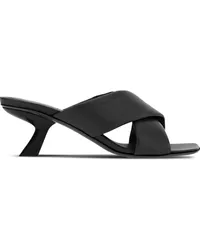 Ferragamo Mules aus Lammleder Schwarz