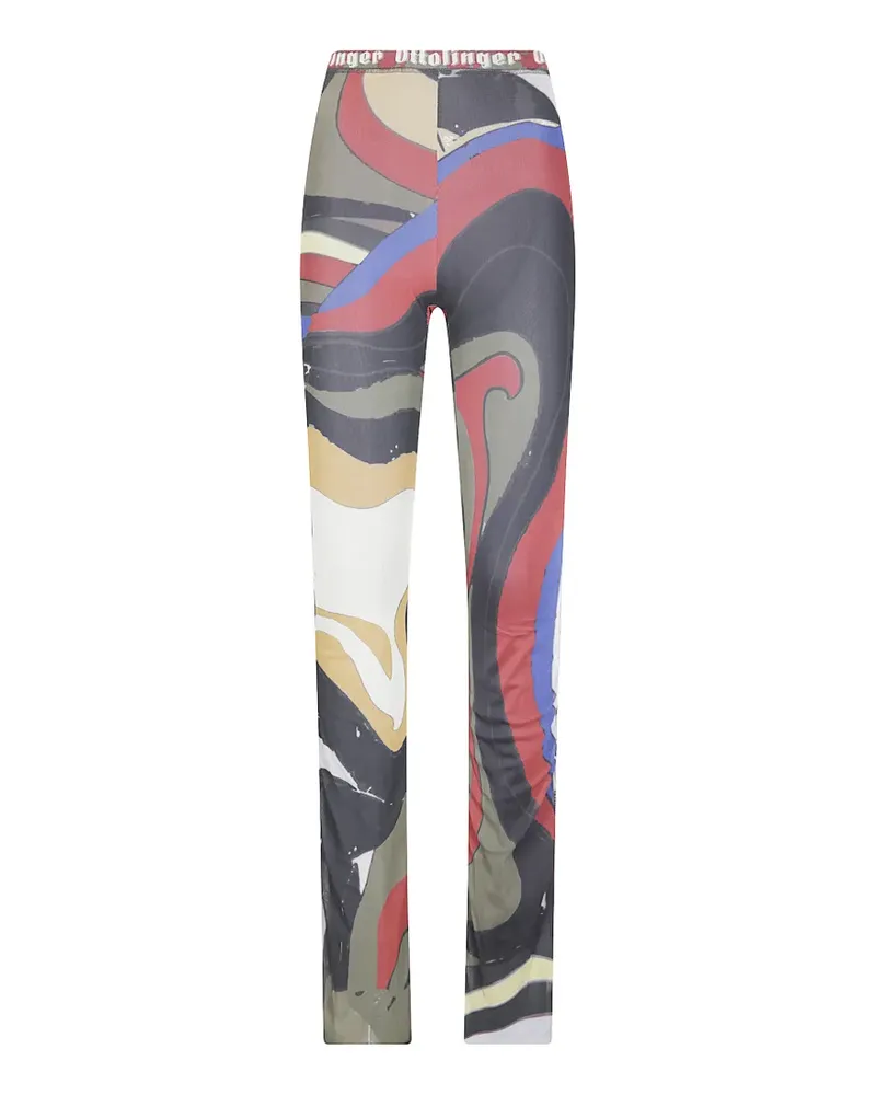OTTOLINGER Hose mit Psychedelic-Print - Grau Grau