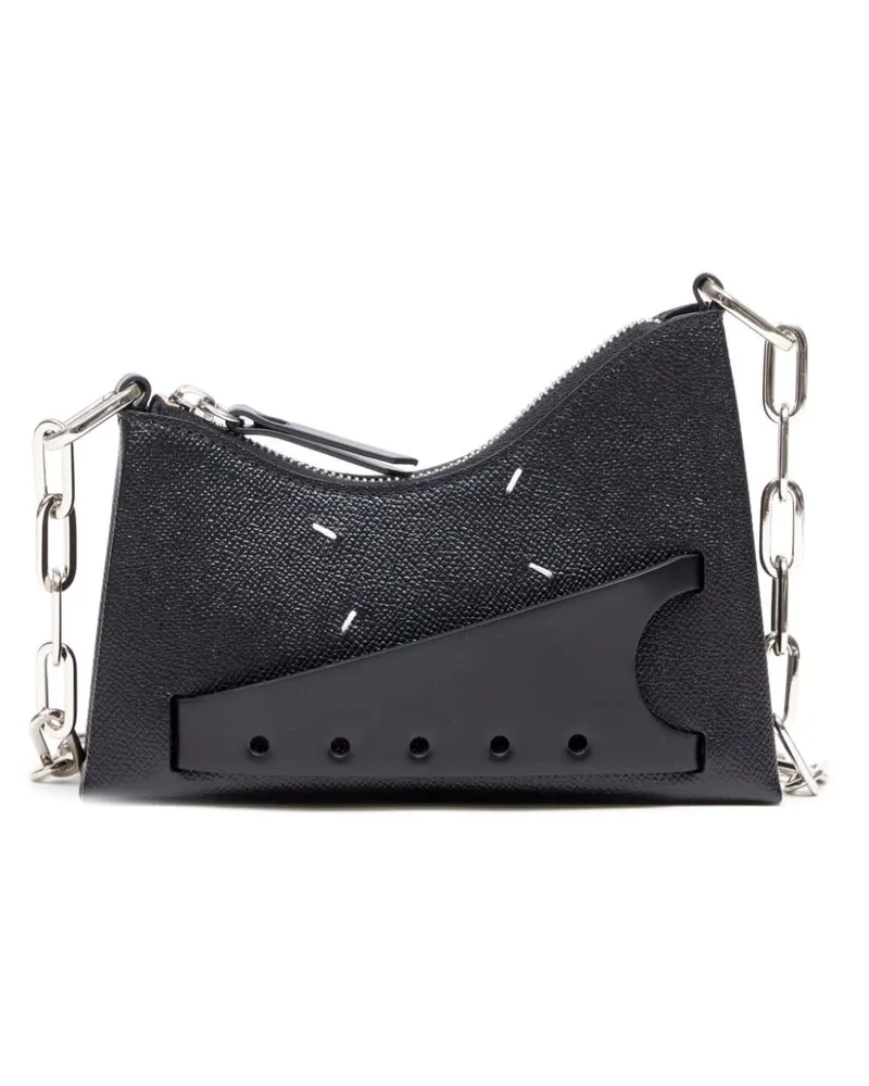 Maison Margiela Micro Snatched Schultertasche - Schwarz Schwarz