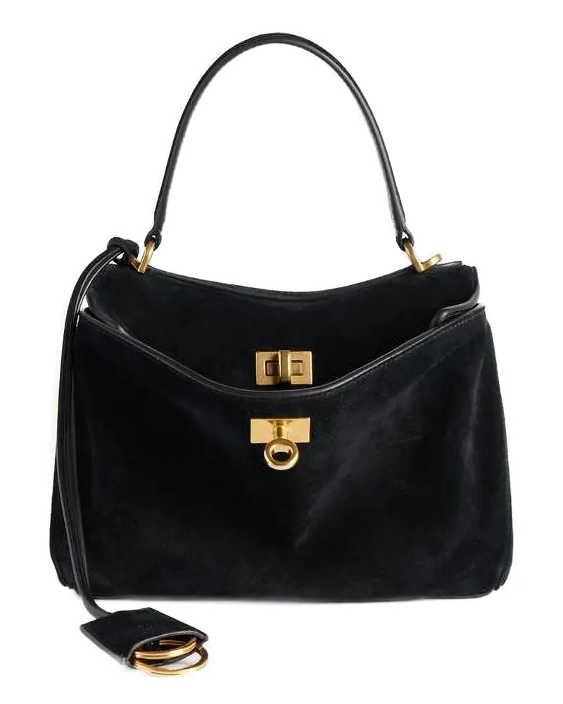 Balenciaga Mini Rodeo Tote Bag - Schwarz Schwarz
