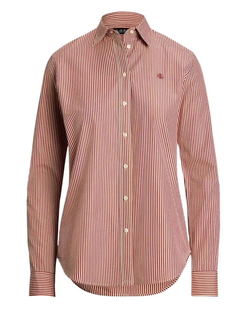 Ralph Lauren logo-detail stripe-pattern shirt - Rot Rot