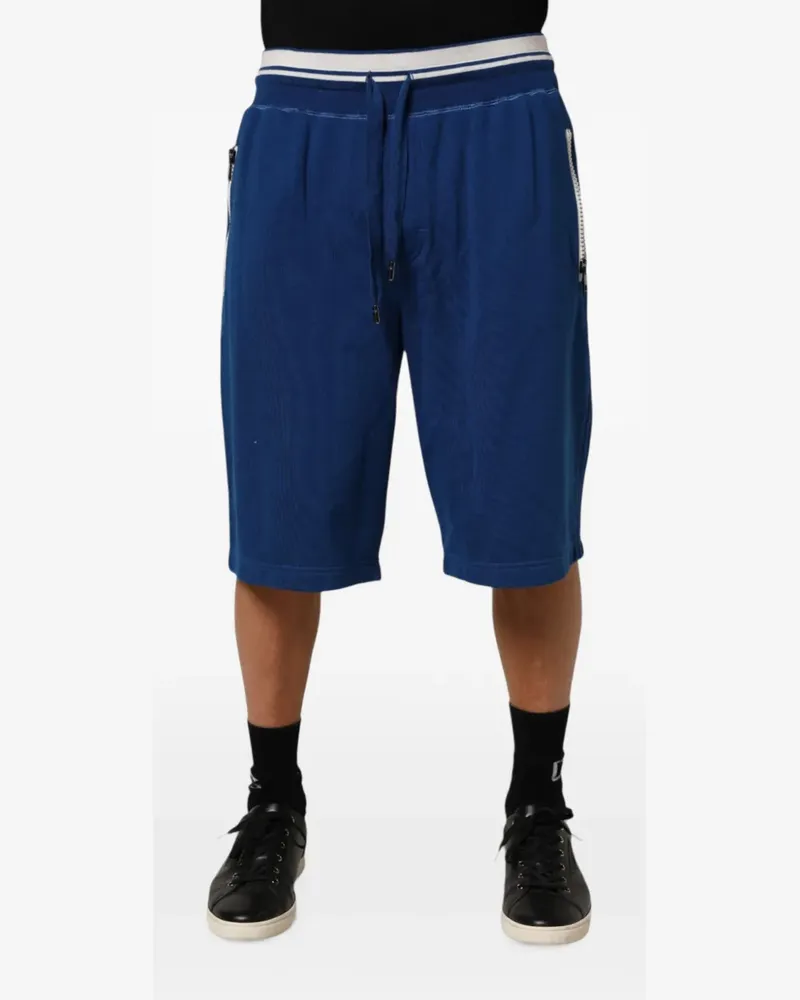 Dolce & Gabbana Shorts mit Logo-Print - Blau Blau