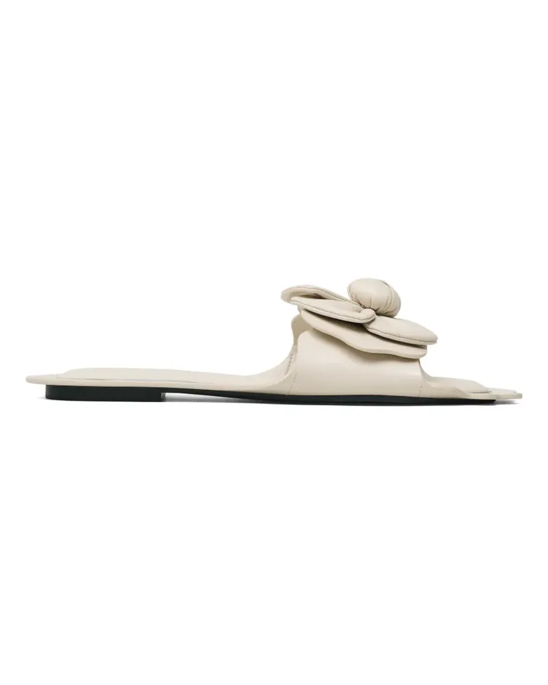 Marc Jacobs floral-appliqué sandals - Nude Nude