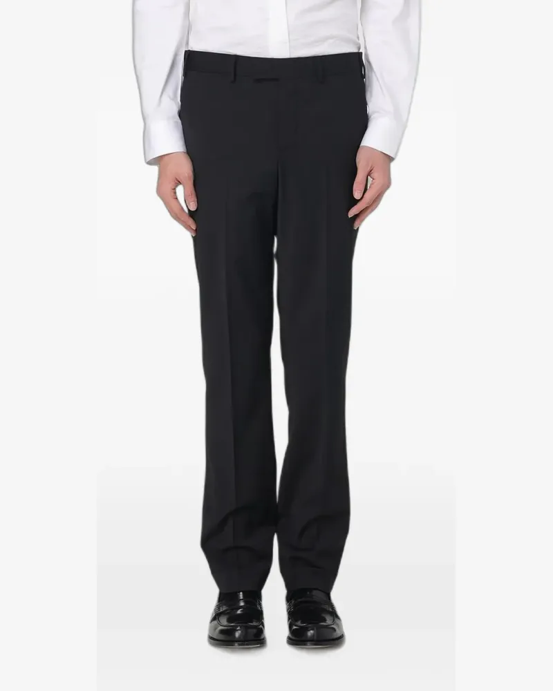 PT TORINO pressed-crease tailored trousers - Schwarz Schwarz