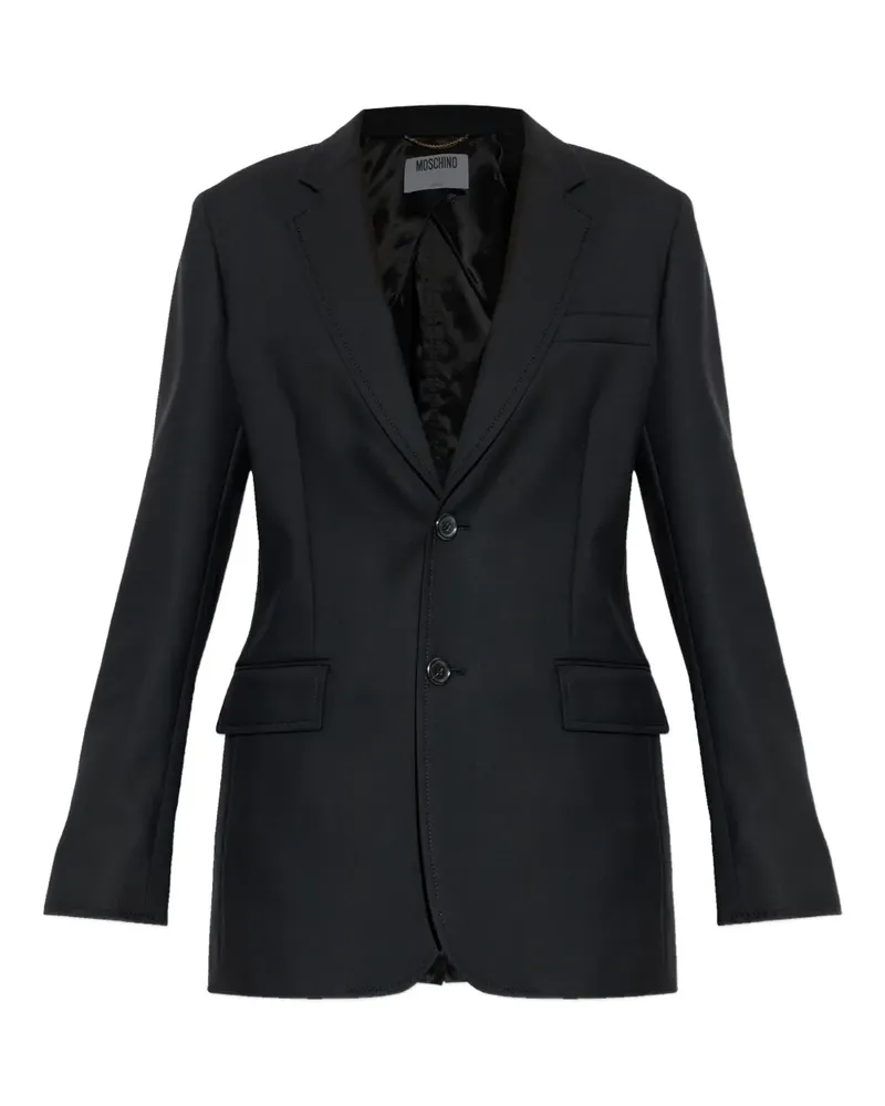 Moschino single-breasted blazer - Schwarz Schwarz