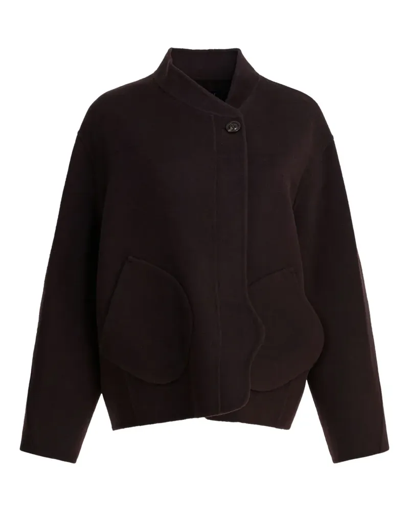 Soeur Jacke mit aufgesetzten Taschen - Braun Braun