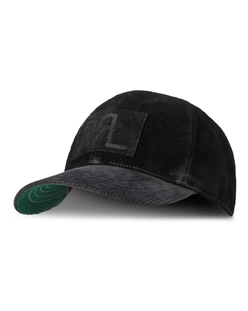 Ralph Lauren Baseballkappe aus Wildleder - Schwarz Schwarz