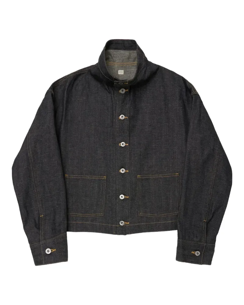 Taiga Takahashi Jeansjacke im Oversized-Look - Blau Blau
