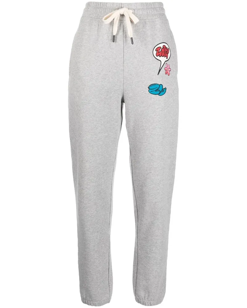 Zadig & Voltaire Jogginghose mit grafischem Print - Grau Grau