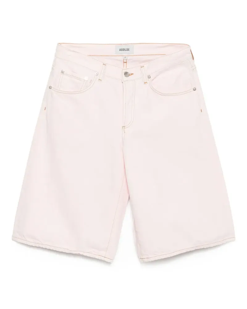 AGOLDE Klassische Jeans-Shorts - Rosa Rosa