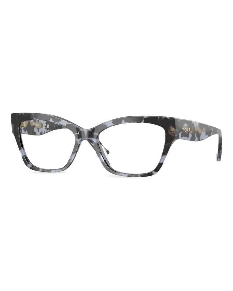 Vogue Brille mit Cat-Eye-Gestell - Blau Blau