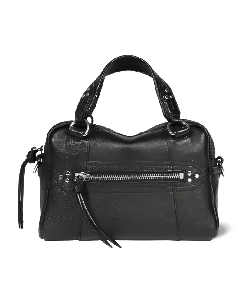 Jérôme Dreyfuss Lucky Mini-Tasche mit Nieten - Schwarz Schwarz