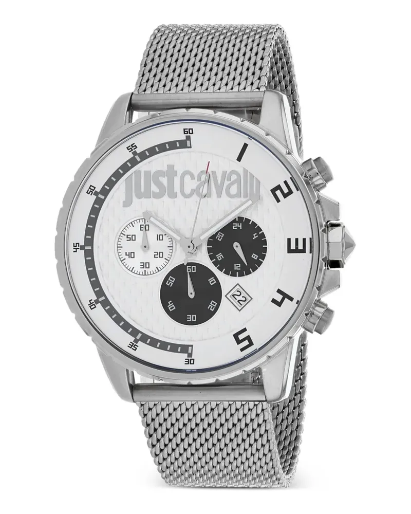 Just Cavalli stainless-steel 44mm watch - Silber Silber