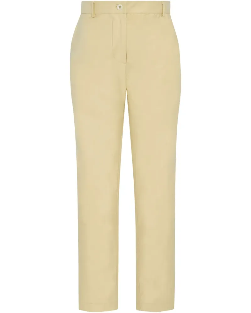 Rosetta Getty Schmale Cropped-Hose - Gelb Gelb