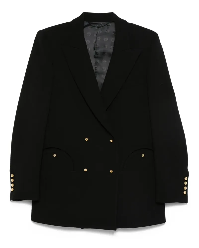 Blazé Milano Doppelreihiger Blazer - Schwarz Schwarz
