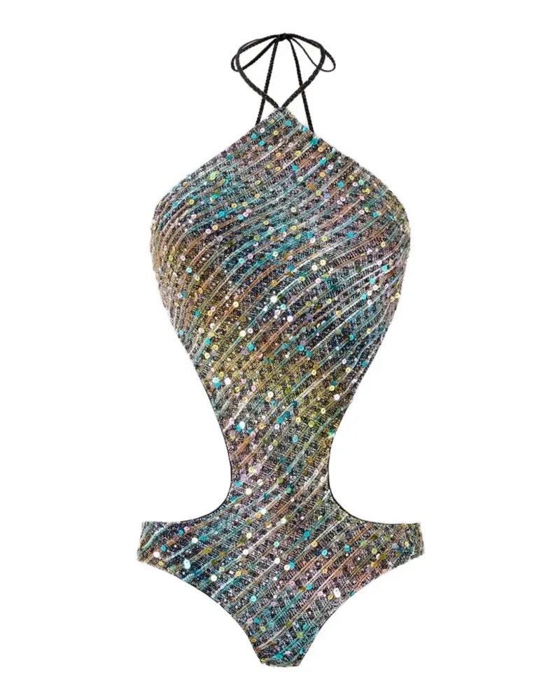 Missoni Badeanzug mit Pailletten - Schwarz Schwarz