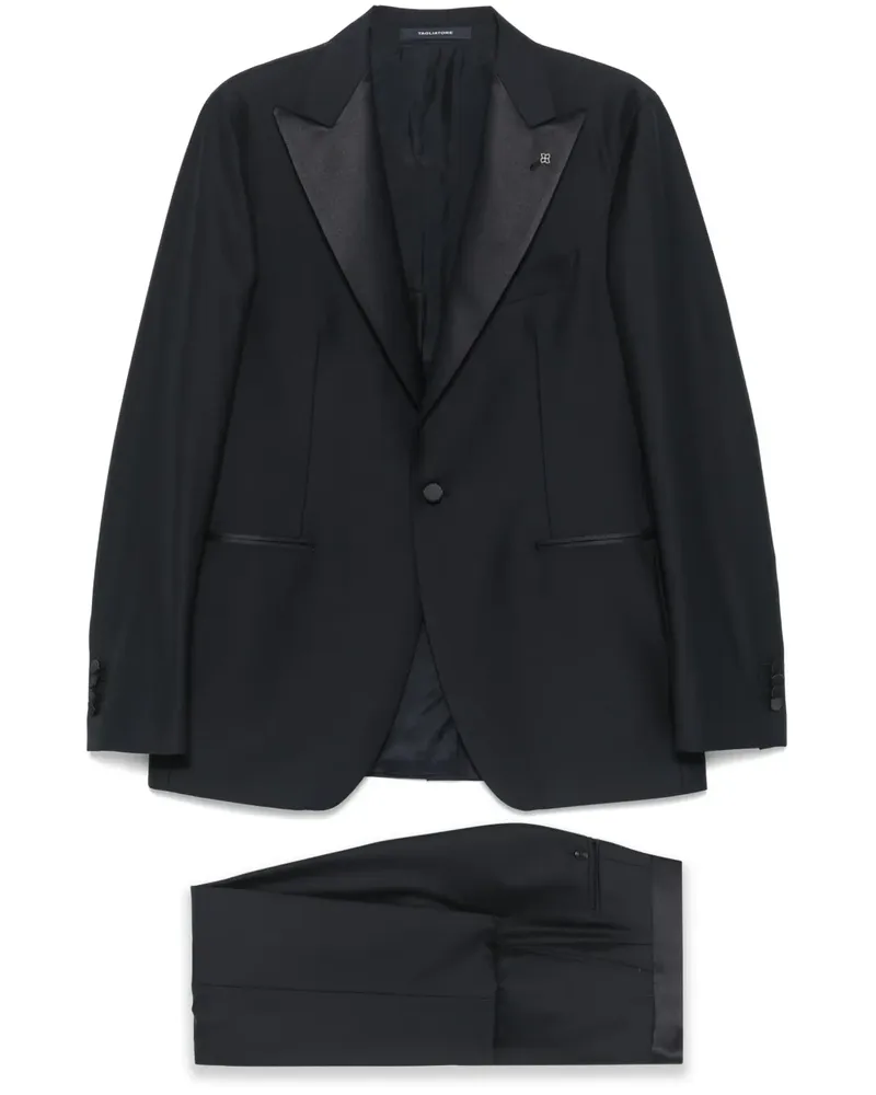 Tagliatore Einreihiger Smoking - Blau Blau