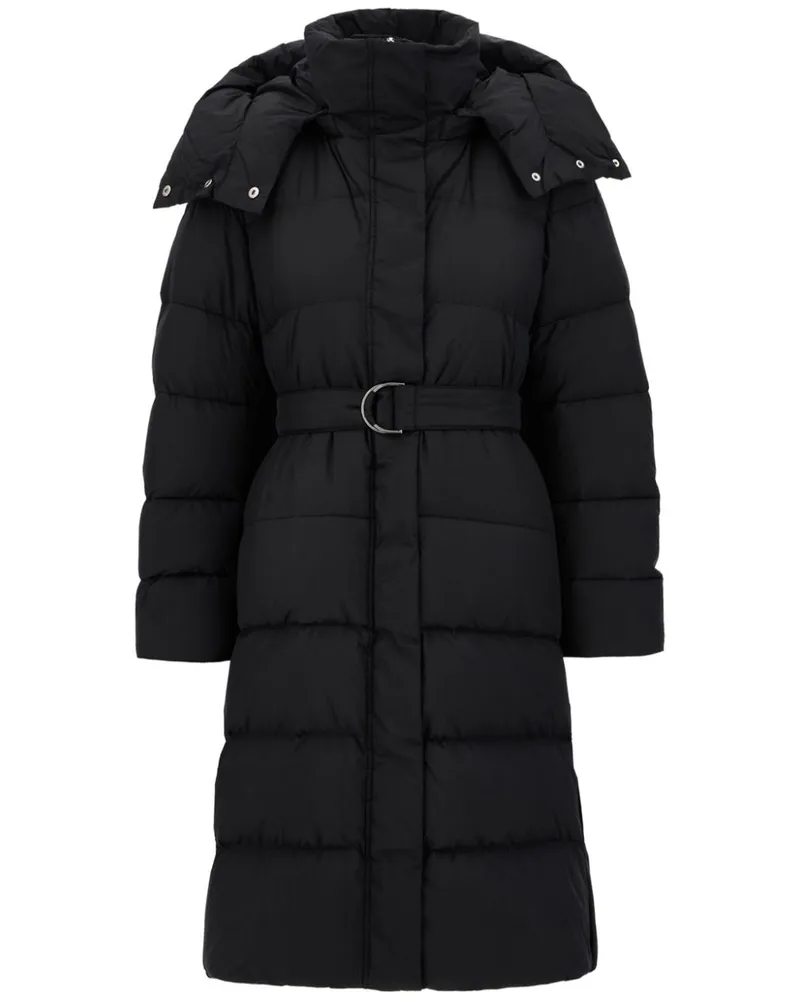 SPORTMAX Wattierter Barbian Mantel - Schwarz Schwarz