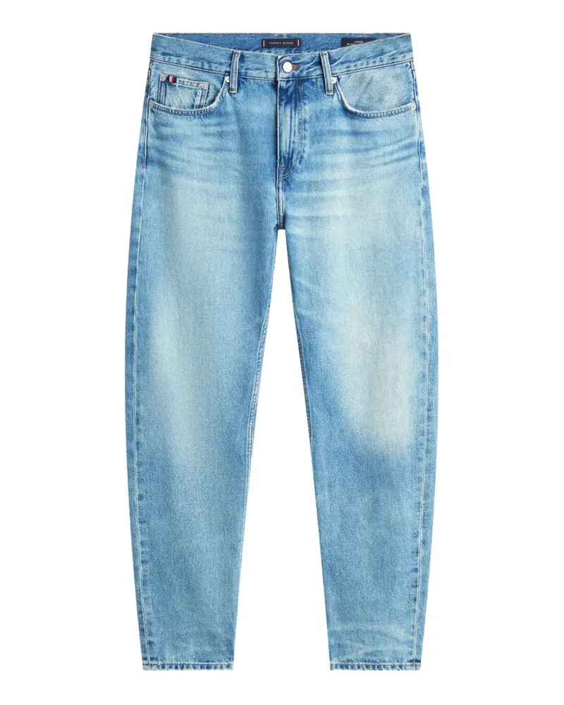 Tommy Hilfiger Harlem regular-fit faded-effect straight-leg denim jeans - Blau Blau