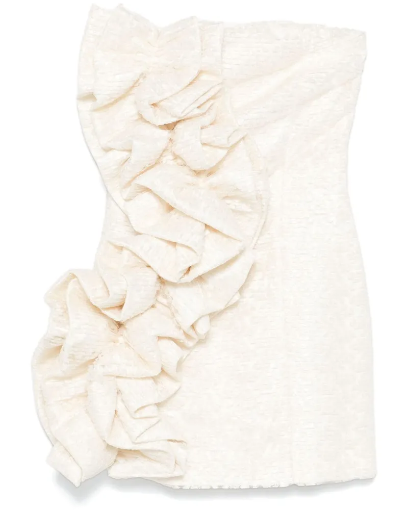 ROTATE Birger Christensen Minikleid mit Spitze - Nude Nude