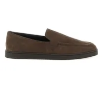 Stanley leather loafer - Braun