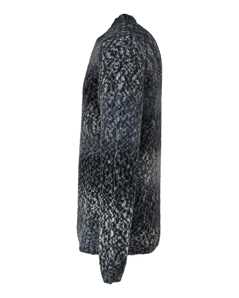 Dondup Jacquard-Pullover mit rundem Ausschnitt - Grau Grau