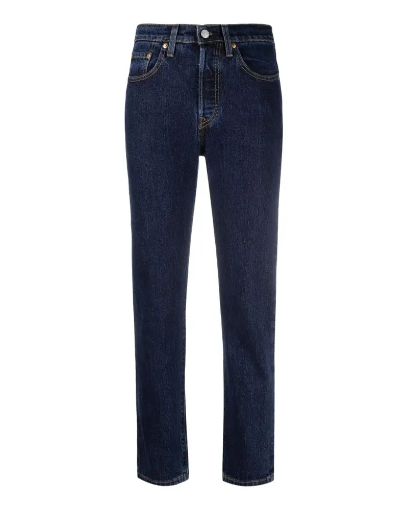 Levi's 501 Cropped-Jeans - Blau Blau