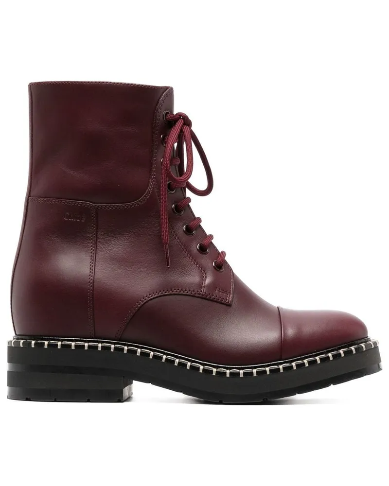 Chloé Noua Schnürstiefel - Rot Rot