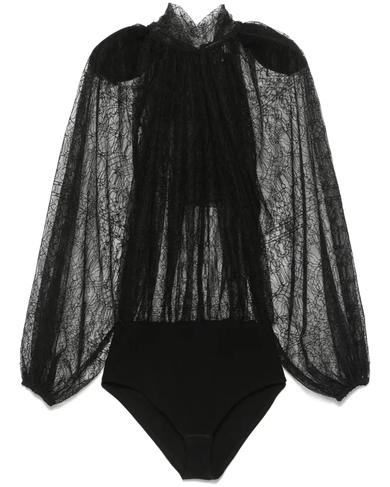 ATU Body Couture Body aus Spitze - Schwarz Schwarz