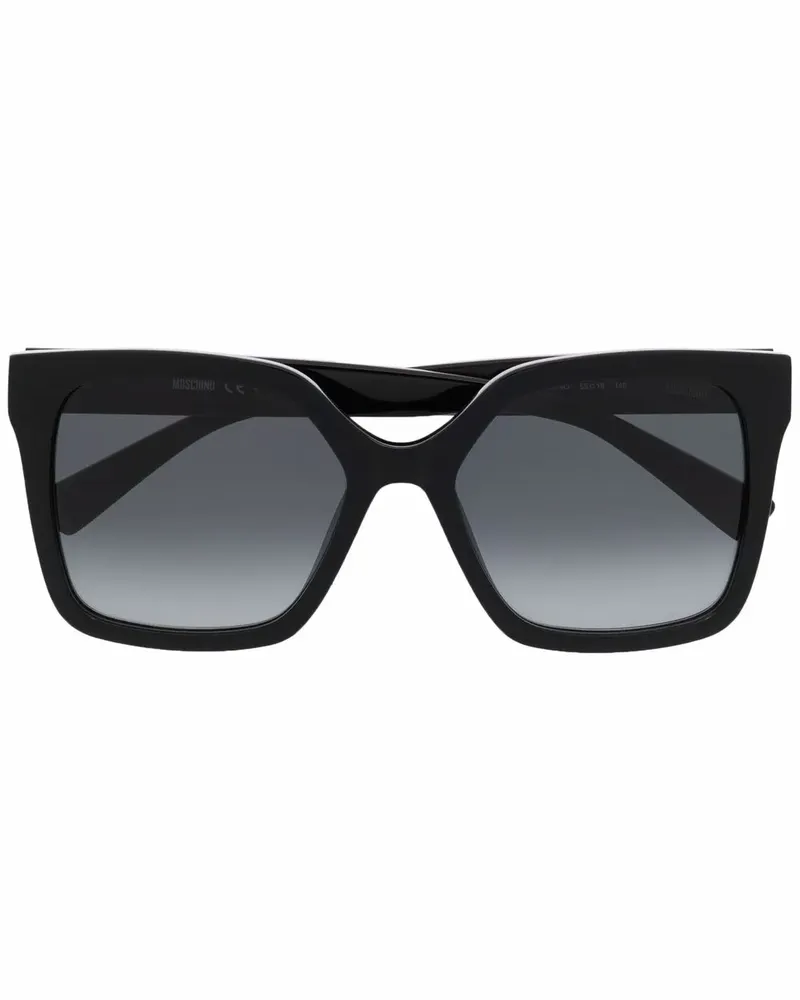 Moschino Oversized-Sonnenbrille mit Farbverlauf - Schwarz Schwarz
