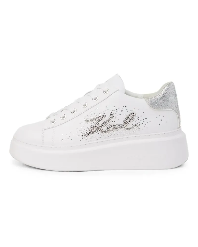 Karl Lagerfeld Anakapri Sneakers mit Strass - Weiß Weiß