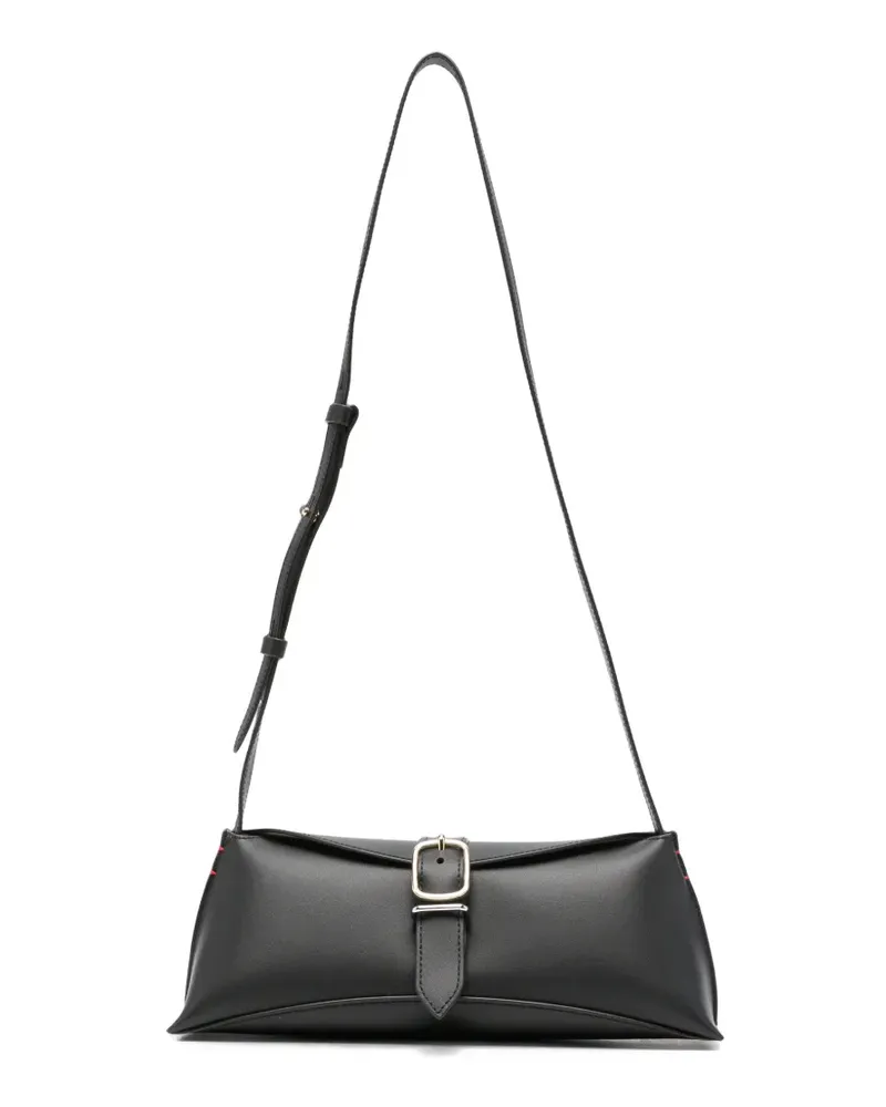 Paul Smith Schultertasche mit Schnalle - Schwarz Schwarz