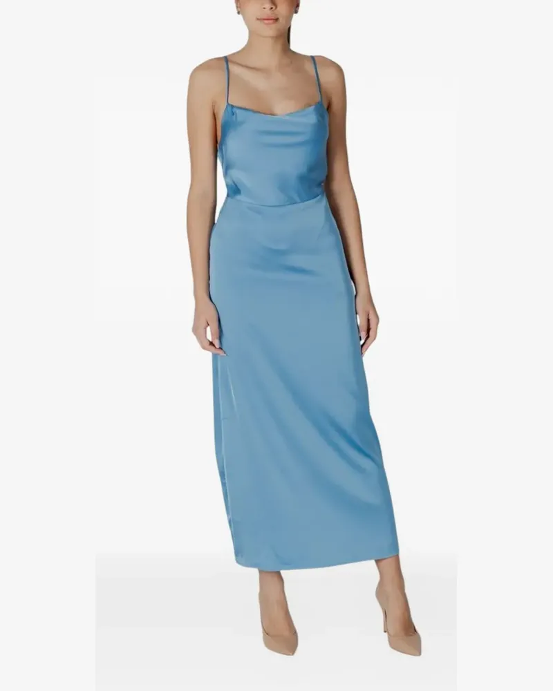 Vila Viravenna midi dress - Blau Blau