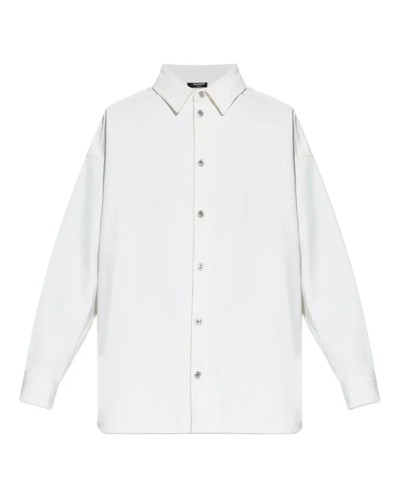Balmain button-fastening shirt - Weiß Weiß