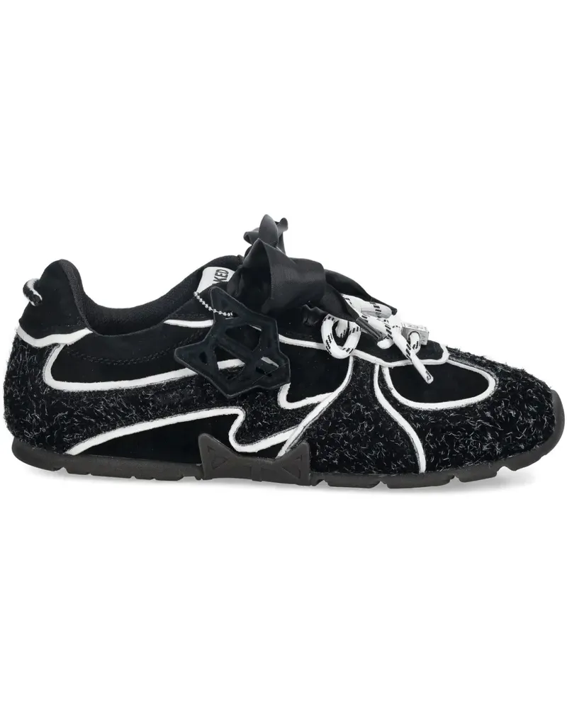 Naked Wolfe Adored Sneakers mit Schleife - Schwarz Schwarz