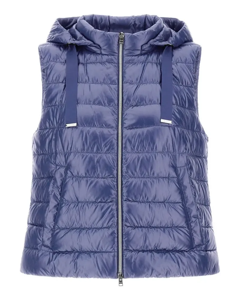 Herno quilted hooded gilet - Blau Blau