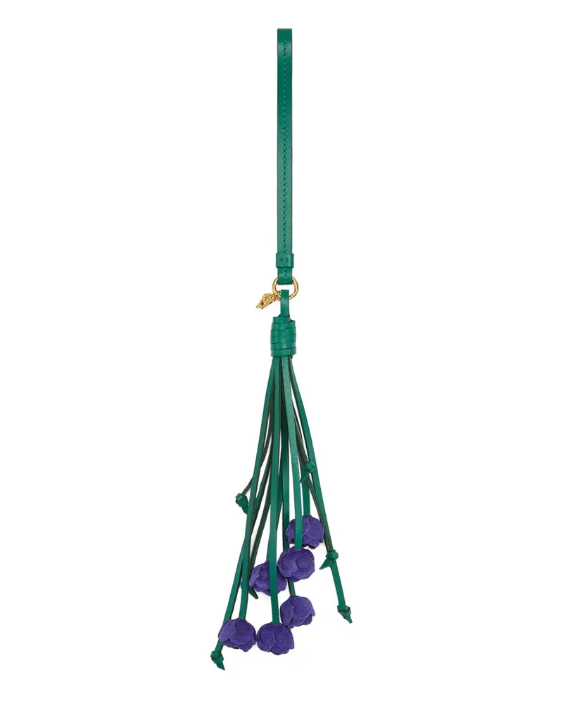 Versace Viola Anhänger aus Leder - Violett Violett
