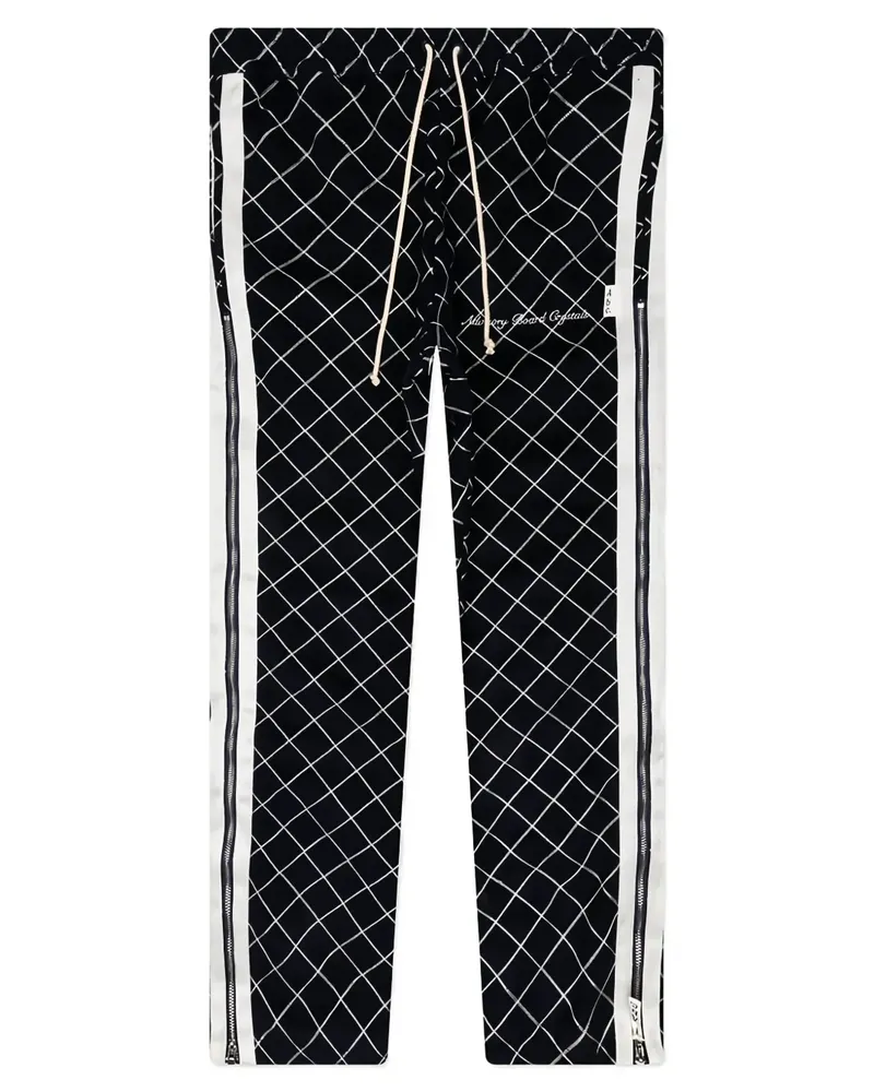 Abc. Hose mit Rautensteppung - Schwarz Schwarz
