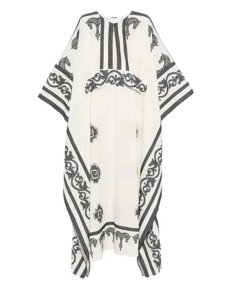 Johanna Ortiz Boating tie-waist dress - Nude Nude